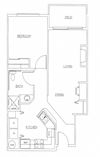 Unit C (1 Bed, 1 Bath)